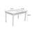 Nut-brown Rectangular Solid Wood Dining Table-2134181779