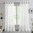 Light & Airy Privacy Semi Sheer Grommet Curtains (Set Of 2)-1730062784