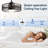 Outdoor Ceiling Fans With Lights For Patios,caged Ceiling Fans With Remote Control,waterproof Plug In Gazebo Fan With Hanging Hook For Outside Porch