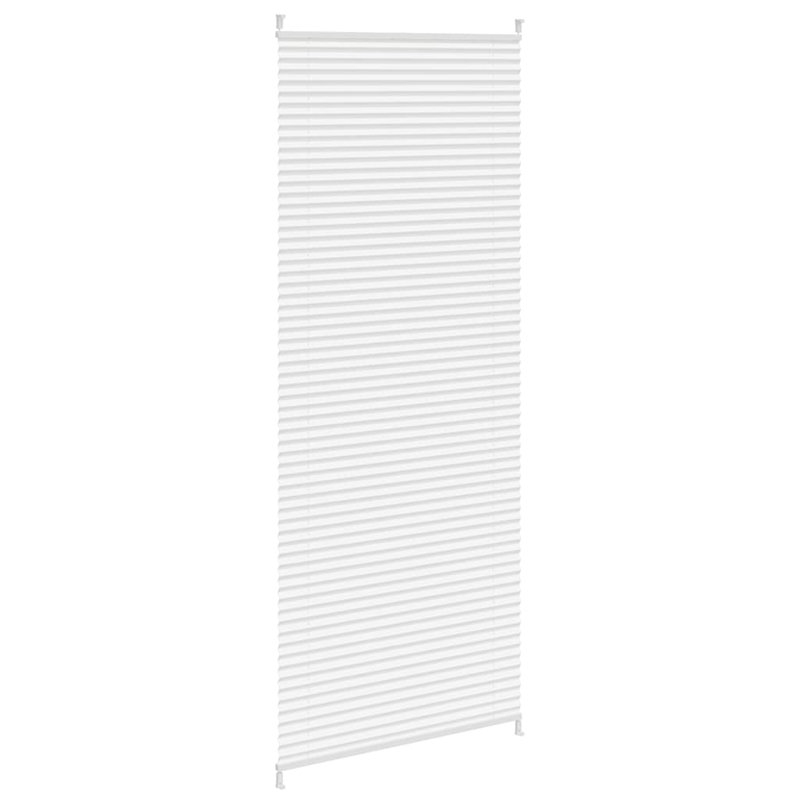 Room Darkening Pleated Blind, 90cm W x 200cm L, White