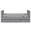 Lit de jour avec couchette et tiroirs, taille simple, gris (VIEUX SKU: LP000241AAE)-1574789388