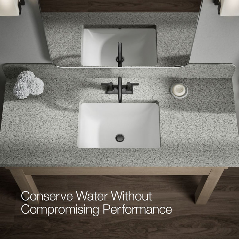 Venza Centerset Bathroom Sink Faucet 1.0 GPM, Matte Black