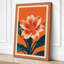 Striped Bloom Botanical - Wrapped Canvas-1634020310-1634020318