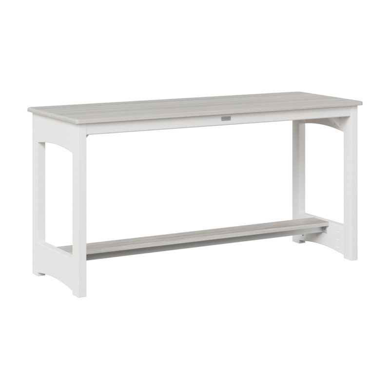 Berlin Gardens Balcony Table, 30.75" H x 60" W x 22" D, Aruba Blue