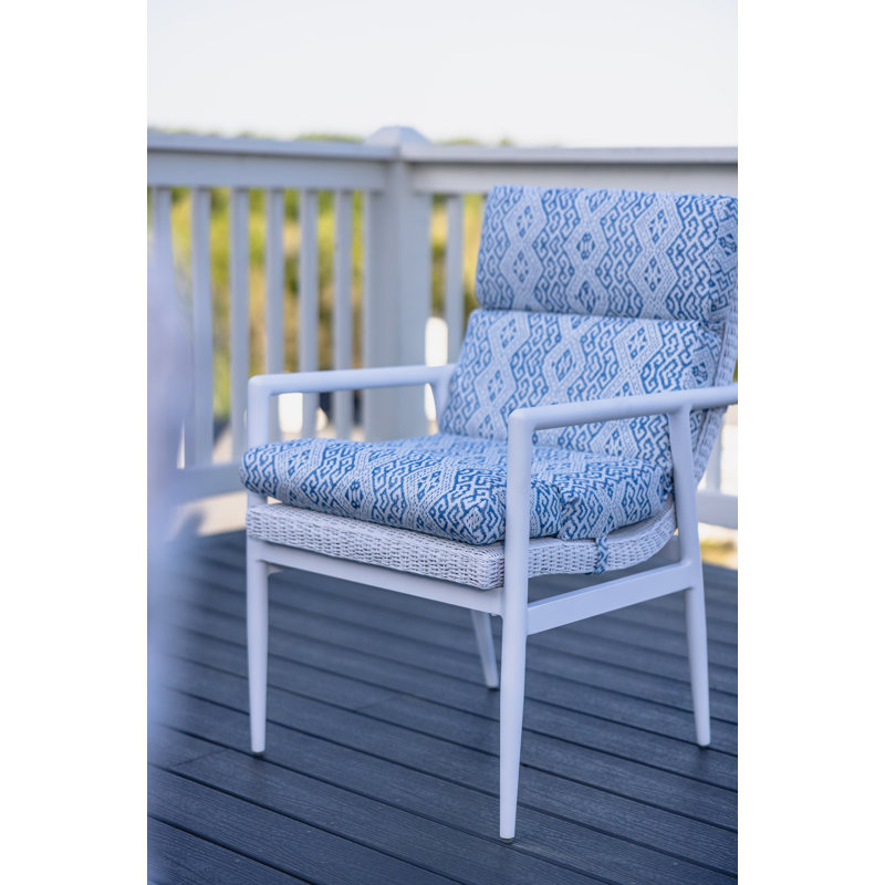 Outdoor Dining Armchair, White