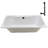 60'' x 32'' Drop-In Soaking Acrylic Bathtub-97545311