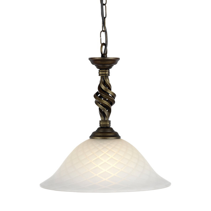 Sackler 1 - Light Bell Pendant, Black/Gold