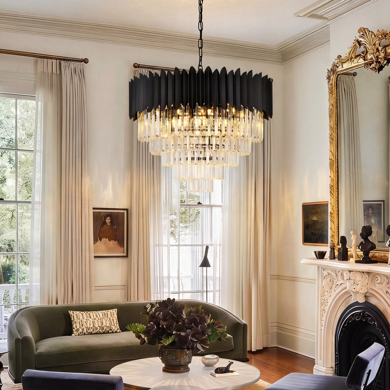 Algenis Crystal Chandelier, 37cm H x 57cm W x 57cm D