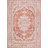 Lesak Ornate Medallion Machine-Washable Orange/Cream Rug-1923600019