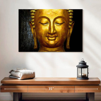 Grand visage de Bouddha
