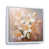 White Floater Framed