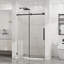 Porte de douche coulissante sans cadre-127317702