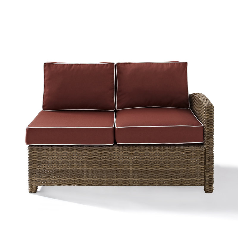 Causeuse d'extérieur 52,75 po Regina, Sangria, Brun