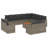  Garden Sofa Set Grey