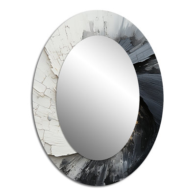 Contraste Harmony III - Miroir mural moderne ovale