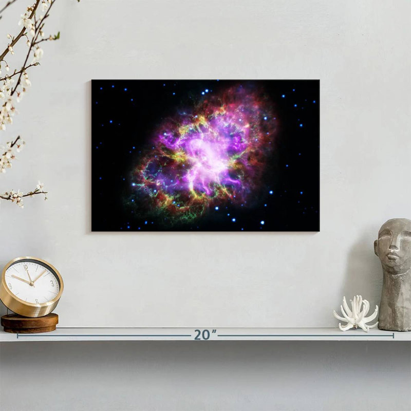 Oberle Sparkling Crab Nebula, 8" H x 12" W