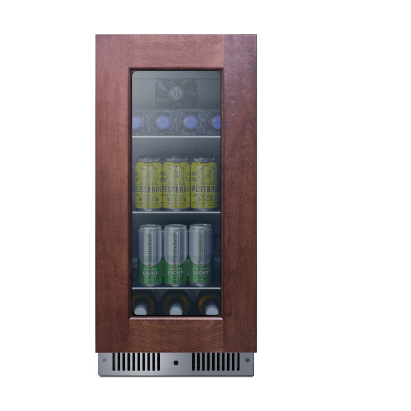 Summit Appliance 15" Wide Built-In Panel Ready  Beverage Center (Panel Not Included), Left Handed