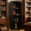 Armoire de rangement pour garde-manger de coin à 4 niveaux de 72 po avec 8 portes de hauteur, armoire de coin et tablettes, bibliothèque maison de campagne pour salle de bain, salon, cuisine