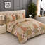 Polyester Block Print Duvet Cover Set with Pillowcases Included