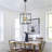9 - Light Dimmable Lantern Square / Rectangle Chandelier-631412576