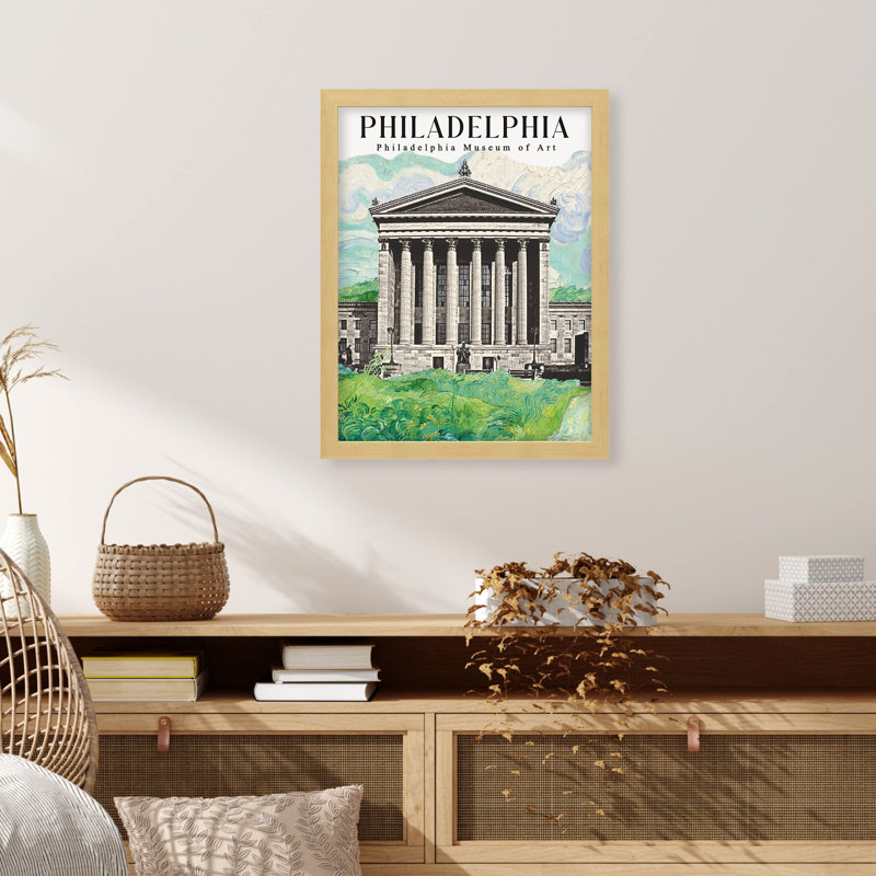«Philadelphia Museum of Art Pennsylvania» sur papier, Naturel