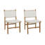 Chaise d'appoint en cuir véritable Markus-1595740652