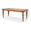 Table de salle à manger en bois massif Bixby-122266503