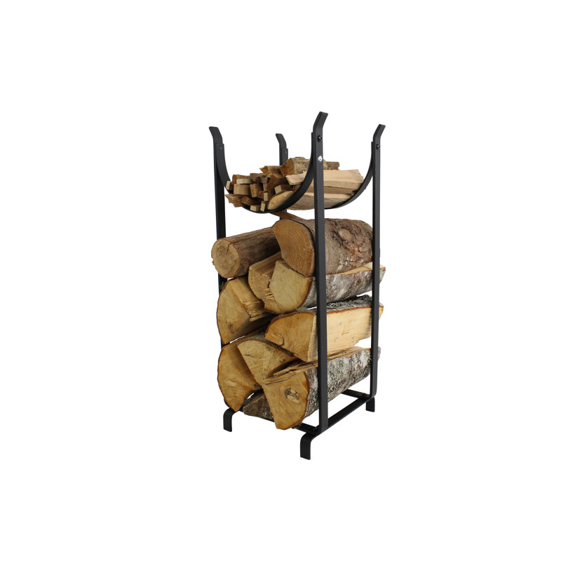 Abhinab Handcrafted Hearthside Indoor/Outdoor Log Rack