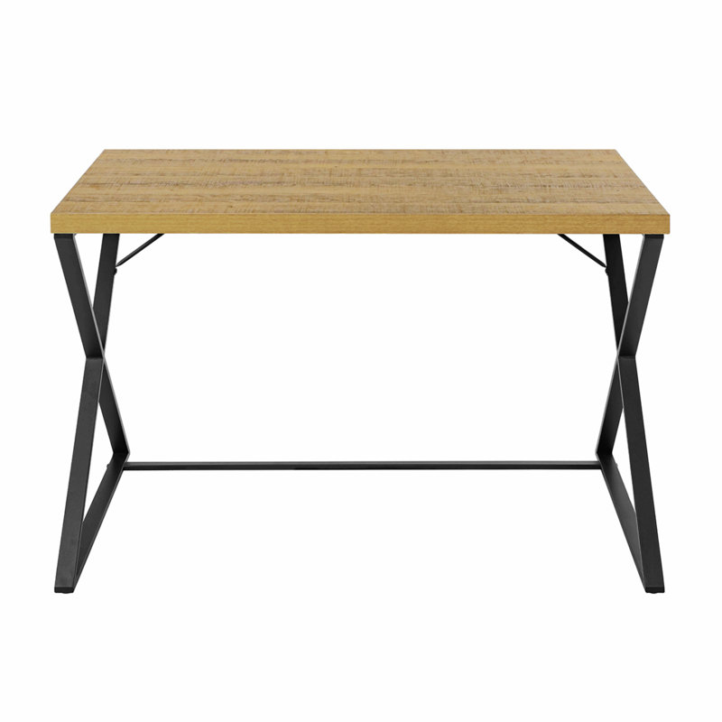 Bureau d'écriture industriel 47,2 po Doraline, Chêne
