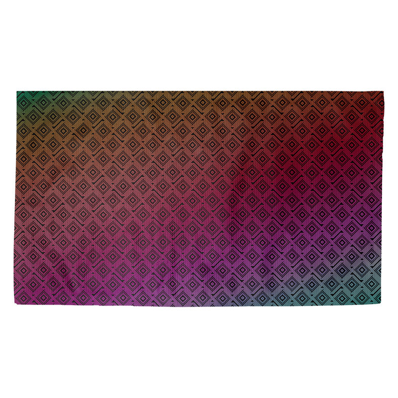 Tapis d’intérieur pour porte en arc-en-ciel Avicia, Rectangle 5 pi 2 1/2 po x 7 pi 2 po