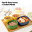 [giorno Felice] Contenant en silicone Easycook de 300 ml de Thesili / jaune fin-1361359093