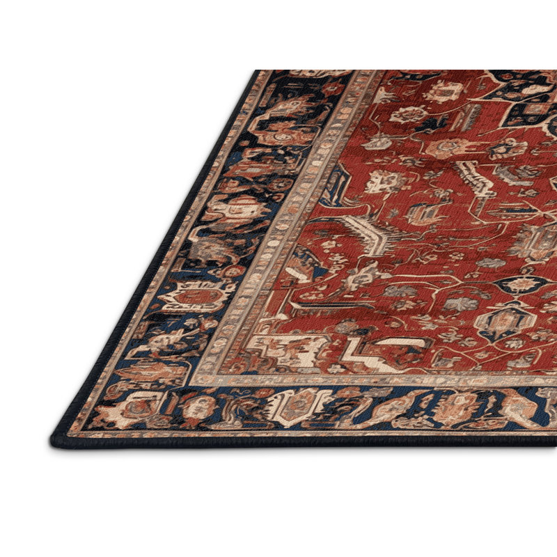 Tapis brun lavable à la machine, Rectangle 8 pi x 12 pi