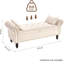133cm Wide Velvet Standard Ottoman-457455984