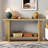 Vintage Consoletable With T-leg Design And 2-tier Structure-395527048