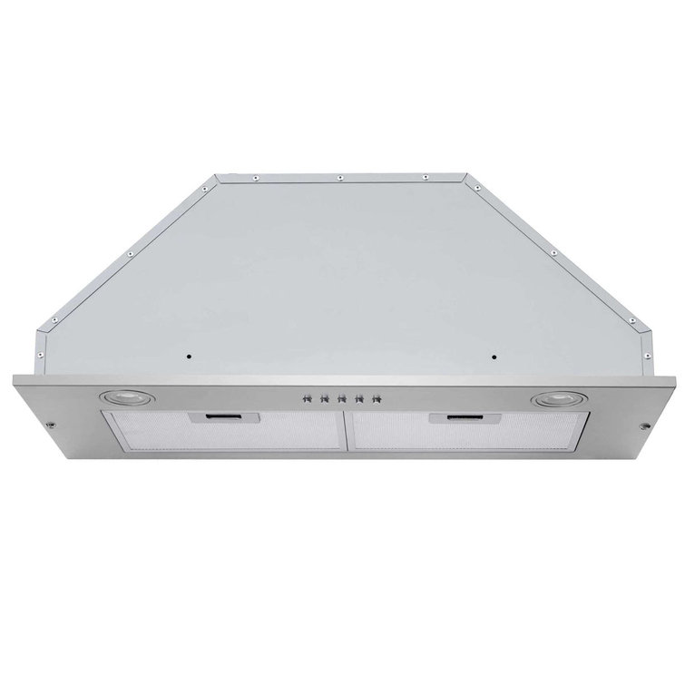 VICTORY 30 Inch 600 CFM Range Hood Insert w/ Push Button Controls, 3-Speed Fan and Warm LED Lights