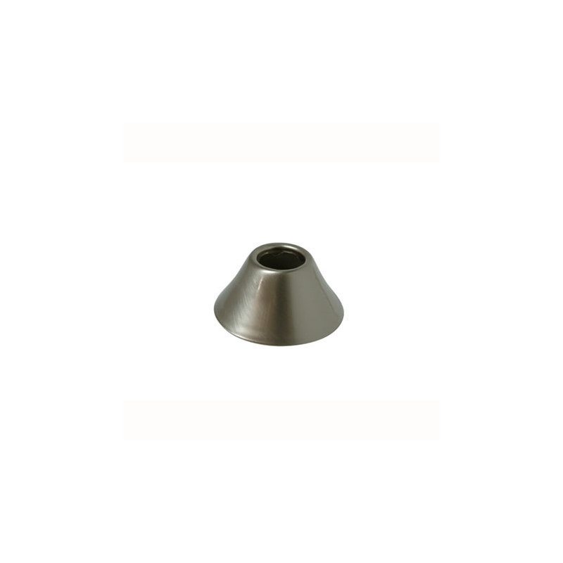 Bride de cloche décorative en laiton massif, Nickel satiné