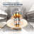  52-inch Modern Ceiling Fan with Light, 8 ABS Blades, DC Motor, 6 Speeds, Downrod Mount for Bedroom, Living Room