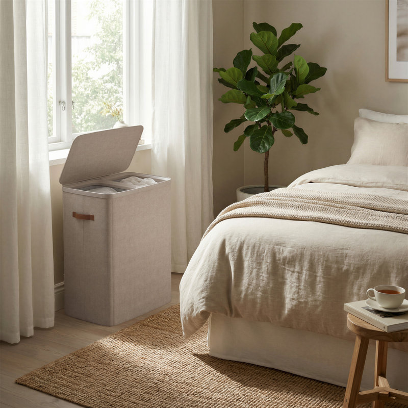 Panier à linge, Beige cappuccino