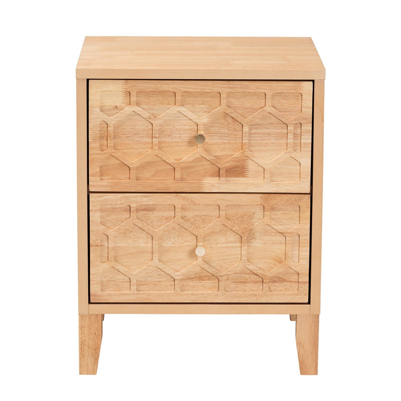 Edilsar 17.7'' W Solid Wood Nightstand