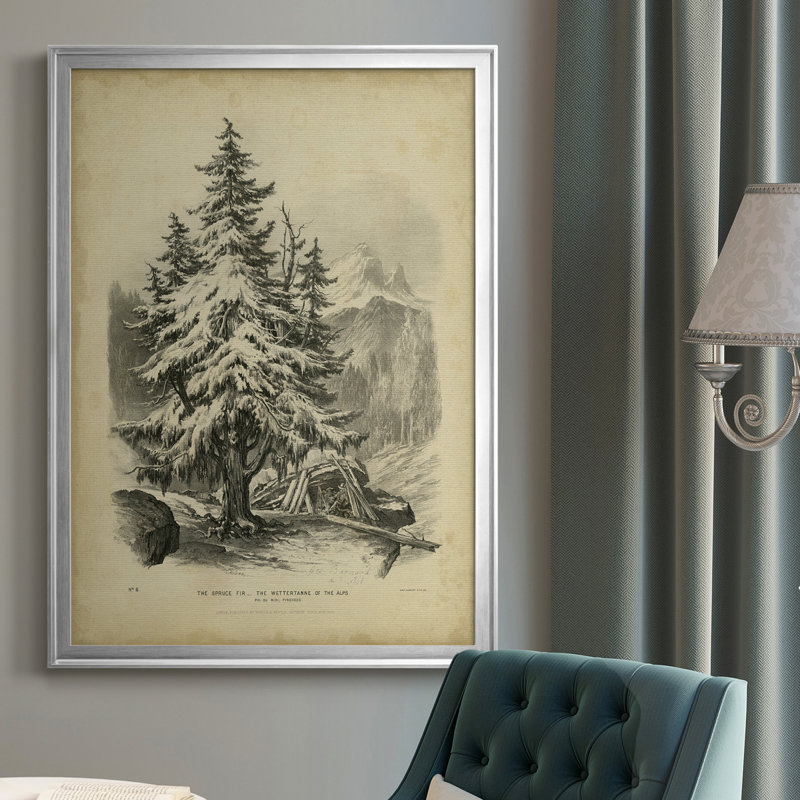 Toile encadrée de qualité supérieure The Spruce, Cadre argenté, H 36,5 po x l 26,5 po x P 1 po