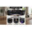 Overstuffed Air Leather Power Reclining Sofa Set With USB Ports-1163423267
