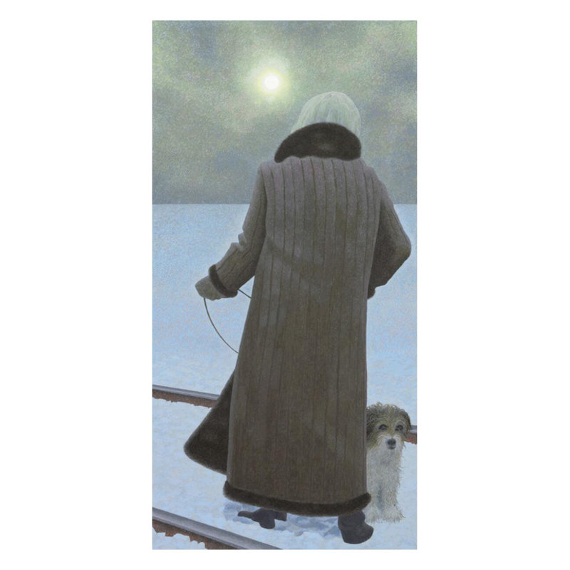 «Winter Sun» par Alex Colville - Impression giclée, H 28 po x l 22 po