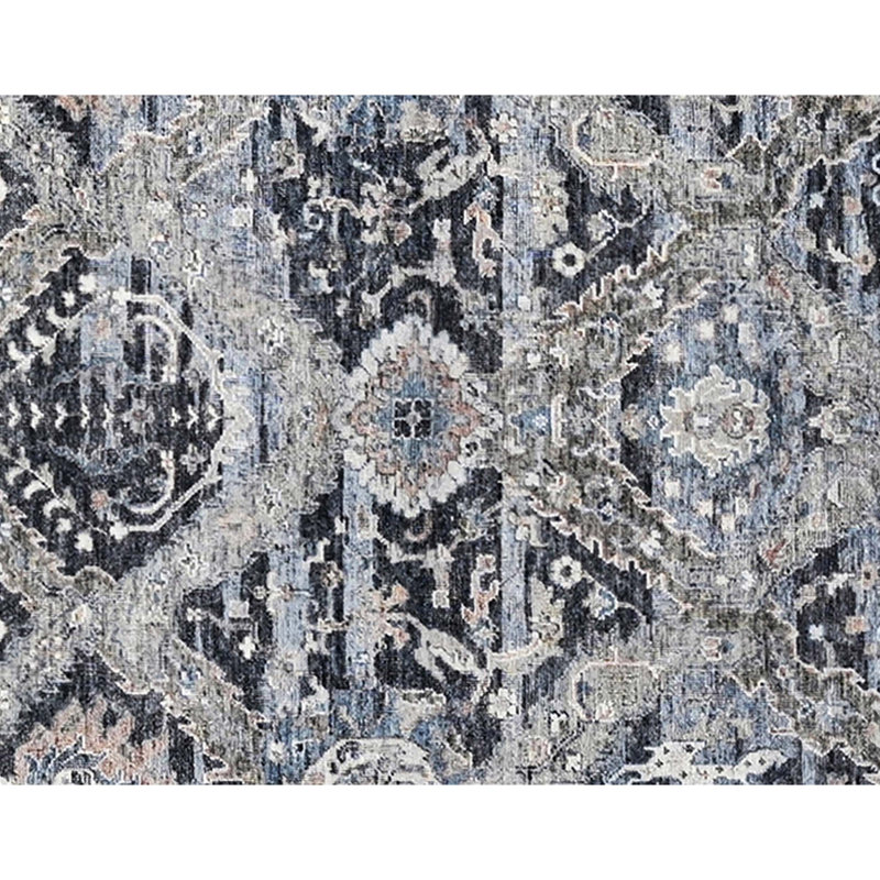 Hand Knotted Wool Indoor Rug, Rectangle 9' x 12'
