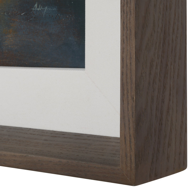 Uttermost Blue Reverie Framed Abstract Lake Print