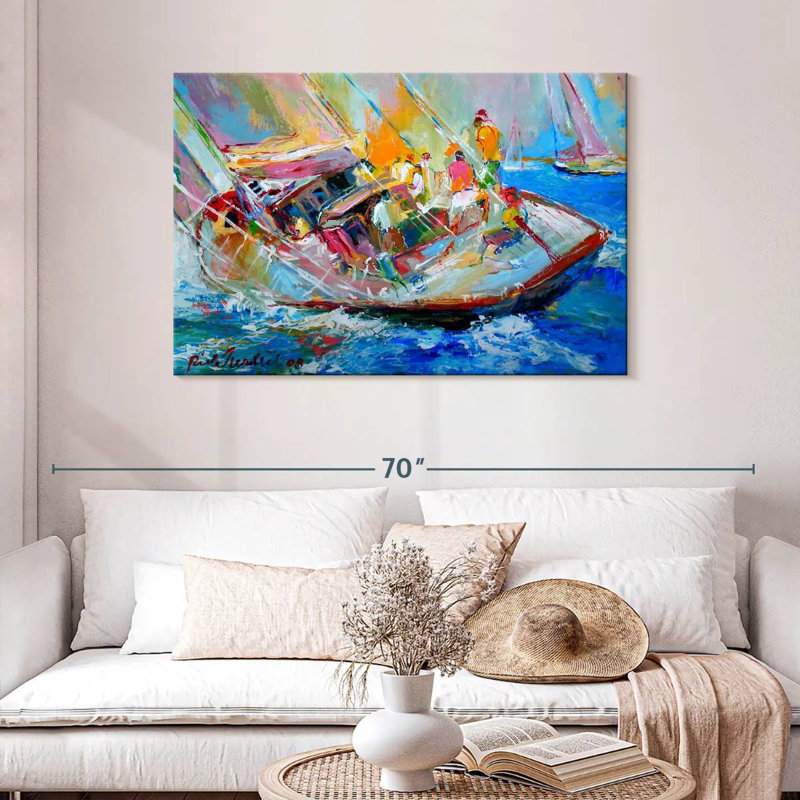 Mehar Sail, 30" H x 45" W