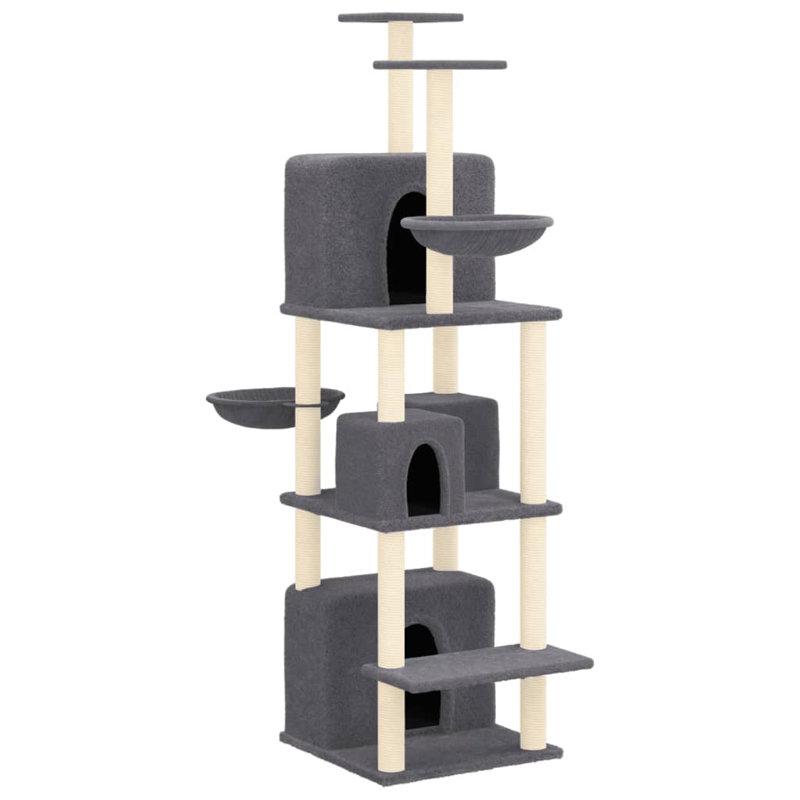 Keene 180cm H Cat Tree, Dark Grey
