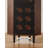 French Retro Oak Corner Cabinet
