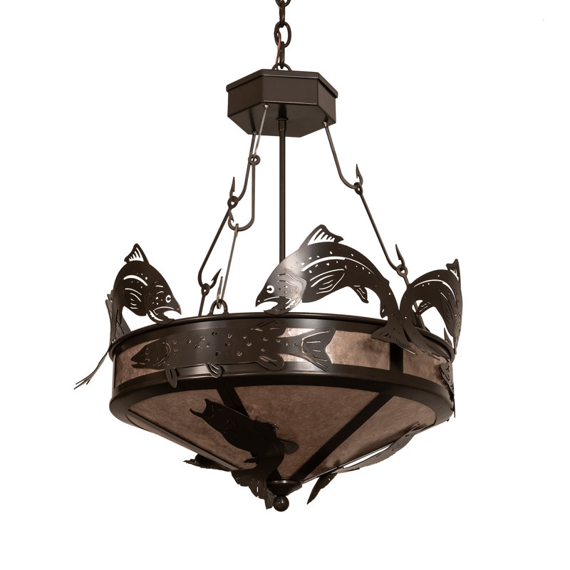 Elbridge 4 - Light Dimmable Geometric Chandelier