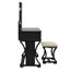 Ensemble de meuble-lavabo avec tabouret pliable unique-129413795
