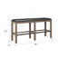 Benti Brown 60" Bar Height Bench